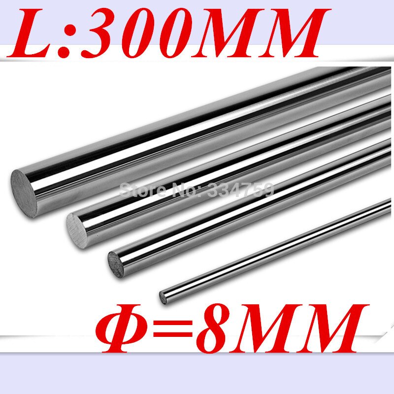 CNCYEAH Linear Motion Ball Bearing Slide 2PCS 8mm X 300mm Linear Rail