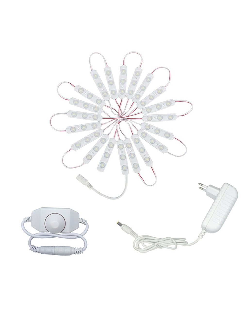 Mirror Light Bulb LED Makeup Mirror Dimmable Bulb Dressing Decoration 1.5W Make Up Mirrors Cosmetic Light Kit: 3