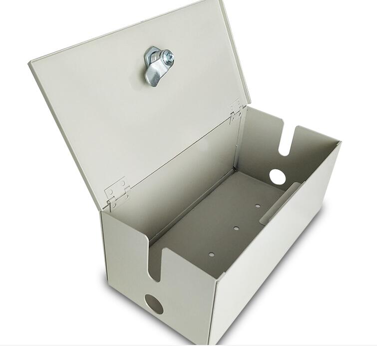 LPSECURITY outdoor waterproof steel box closure case cover for charging socket exit button switch keypad rfid reader