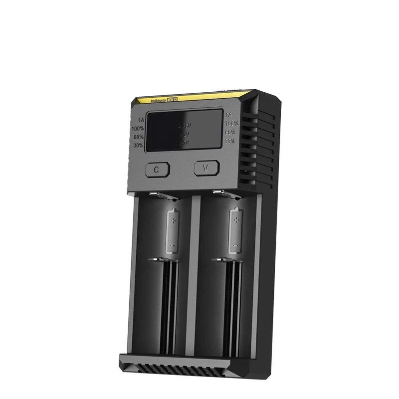 NITECORE NEUE i2 Intellicharger Batterie Clever batterie Ladegerät für Li-Ion/IMR Nicd 16340 10440 AAA 14500 18650 26650 batterien