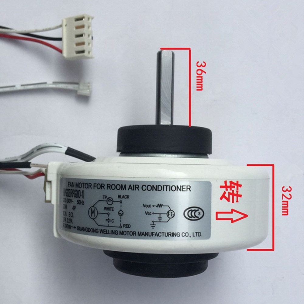 Moteur d'intérieur de climatisation adapté au moteur de ventilateur de climatiseur midea RPG13H RPG20E(RPG20D-1)