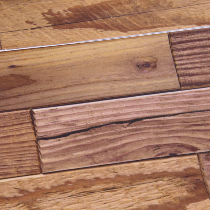 Wood Grain Tile Sticker 30x15cm Wood Wall Decals Anti Fading Peel and Paste Self Adhesive for Kitchen Bathroom Office