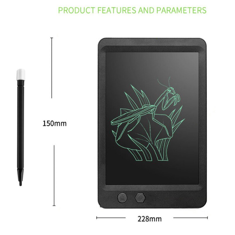 LCD Schrijven Tekening Tablet Veilig Beschermende Draagbare Kids Kinderen Doodle Board geavanceerde LCD drukgevoelige technologie