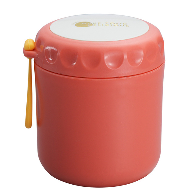 Mini Thermal Lunch Box for kids Stainless Steel Vaccum Cup Soup Cup Insulated Lunch Box Portable Breakfast Milk Food Container: Stainless steel A
