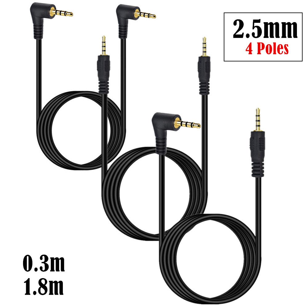 Aux-Kabel Lautsprecher kabel 2,5mm Buchse 4-poliges Kabel für Auto-Kopfhörer Adapter Stecker Buchse ein Buchse 2,5mm Kabel trrs Stecker kabel