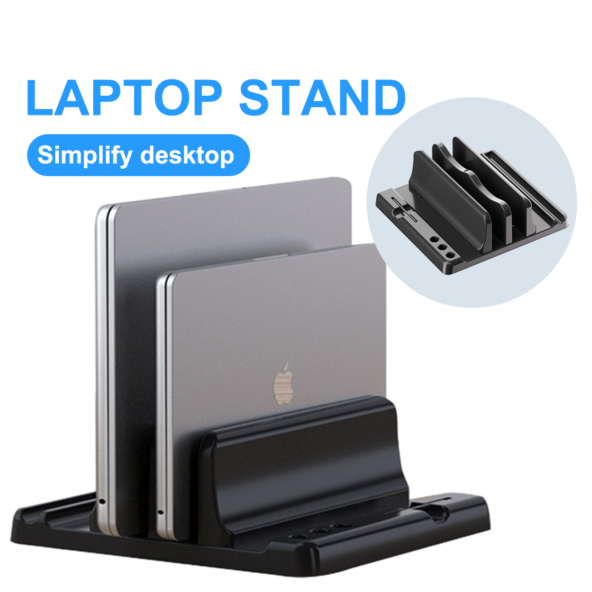 Kantoorlaptopstandaard Verticaal Bespaar bureaublad Ruimte te plaatsen Computeraccessoires Bureauopslag voor MacBook Tablet Telefoon