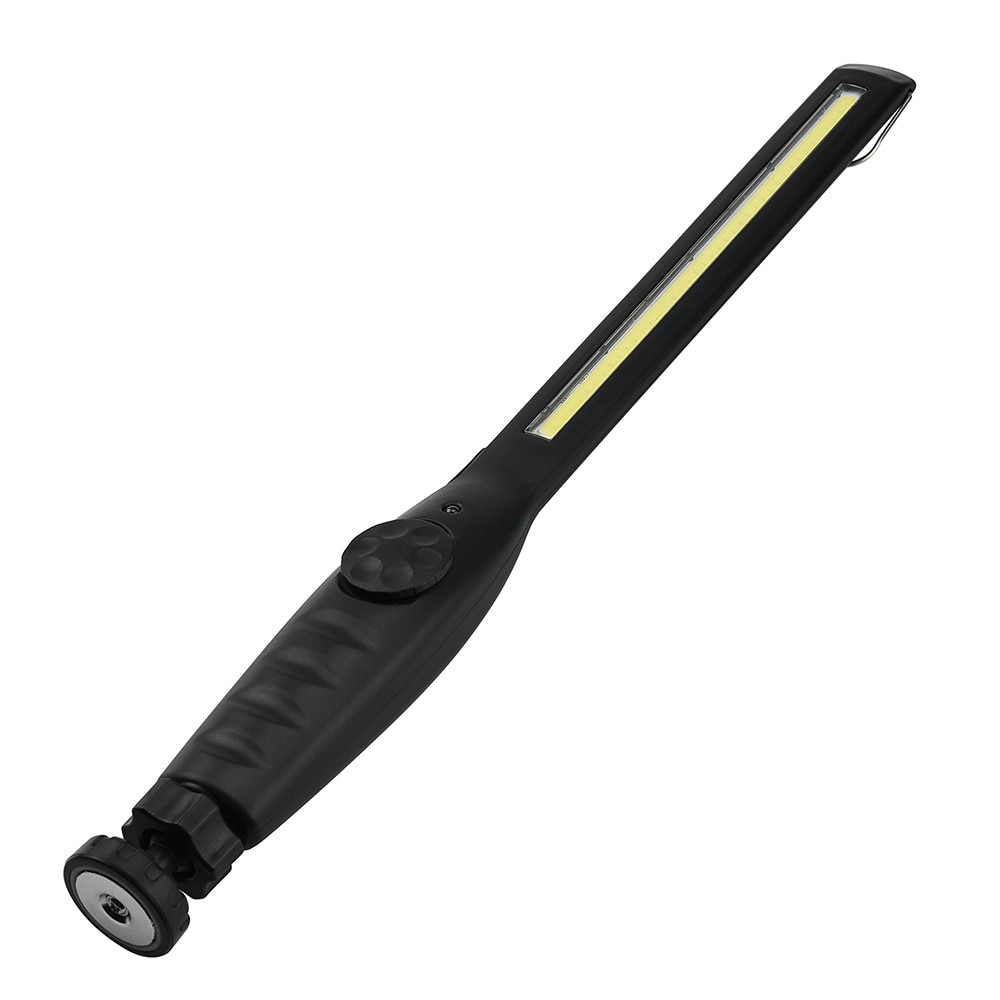 Luz COB de 410 lúmenes para taller mecánico, linterna giratoria con imán, recargable, LED, ultrafina: Default Title