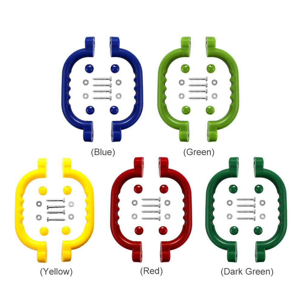 1 Paar Veiligheid Antislip Handgrepen Kids Speeltuin Montage Hardware Kit Ondersteuning Kinderen Draagbare Interactieve Aanwezig