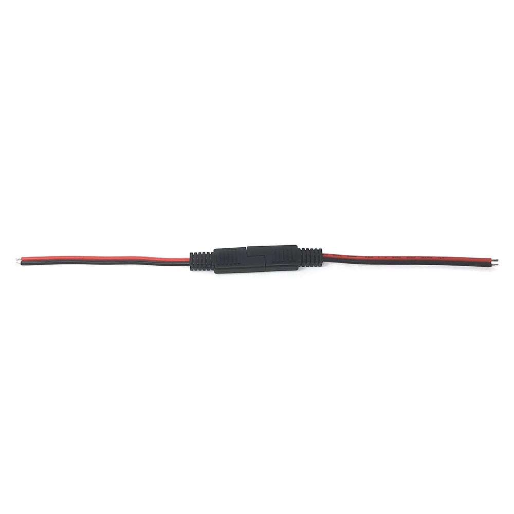 2Pcs 18AWG SAE Extension Cable 2-Pin SAE Quick Disconnect Plug 10A Solar Battery Panel SAE Plug Input Cable and Output Cable