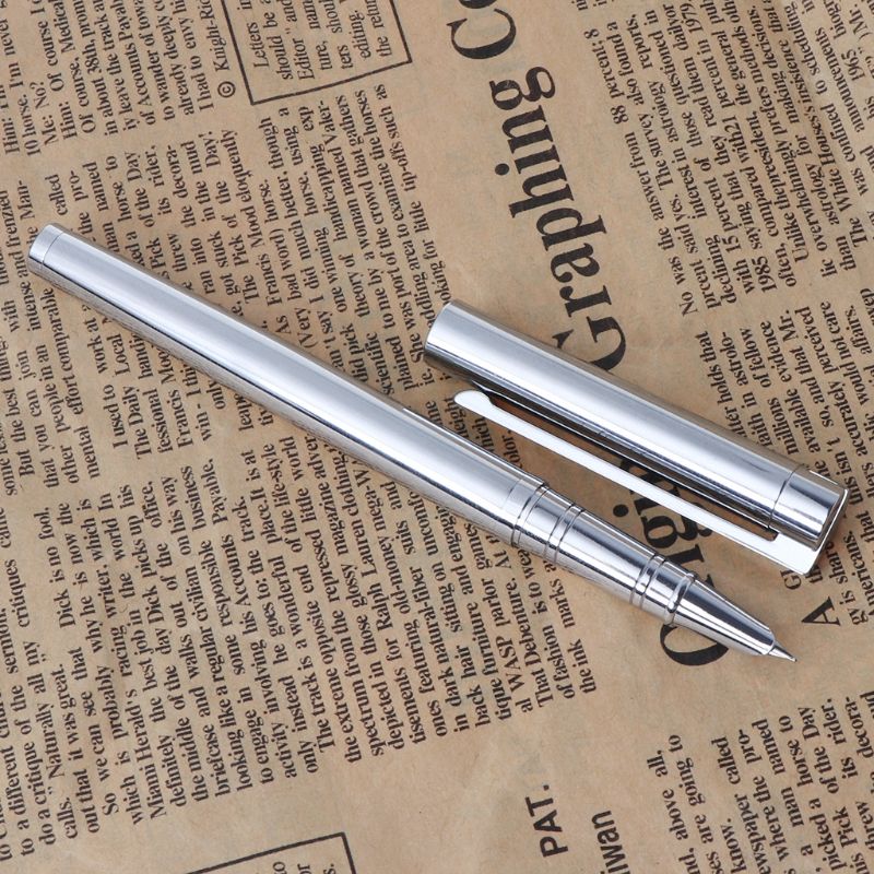 Jinhao 126 Executive Complete Silver Fine Hooded Nib Fountain Pen