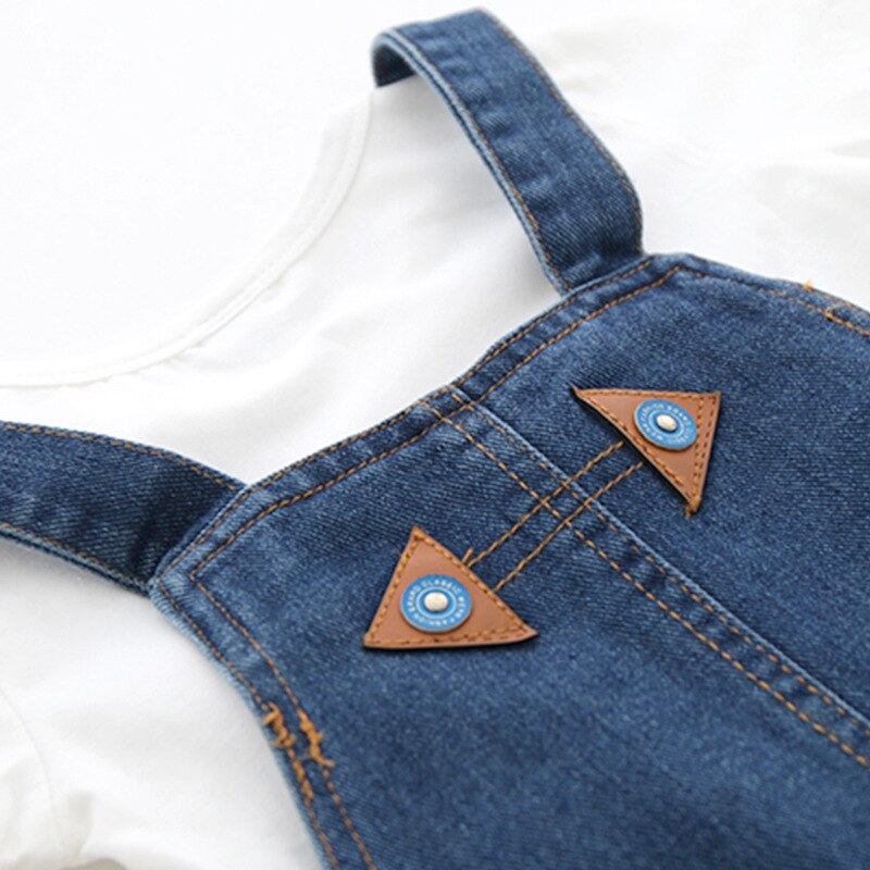Combinaison en jean pour enfants de 2, 3, 4, 6, 8 ans, nouvelle