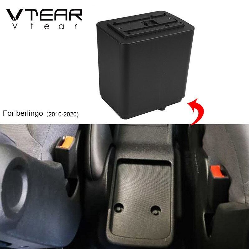 Vtear Voor Citroen Berlingo Peugeot Partner Tepee Auto Armsteun citroën berlingo Abs Arm Rest Auto-Styling Armsteun Doos Center Console Usb accessoires