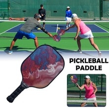 Pickleball paddel färgglad glasfiber beat racket honeycomb beat racket polymer komposit pickleball paddel