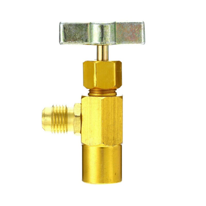 AUTO Added Refrigerant Opener Bottle AC Can Tap Valve Air Conditioning