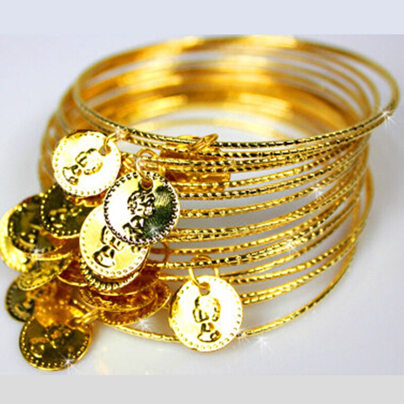 Bijoux de danse du ventre, bracelet, bracelets spéciaux, accessoires de performance de danse indienne, bracelet, bijoux, 10 cercles