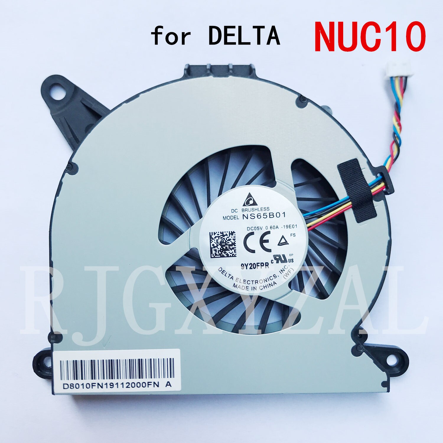 All-in-one Cooling Fan BAZB0808R5H BSC0805HA-00 DC5V D08008FN200330 for Intel NUC8i7BEH I3 I5 I7 NUC8 NUC10 Computer fans 4Pin: NUC10 fan for DELTA