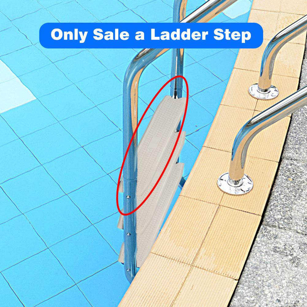 Premium Plastic Pool Ladder Rungs Replacement Ladder Steps With 2 Screws