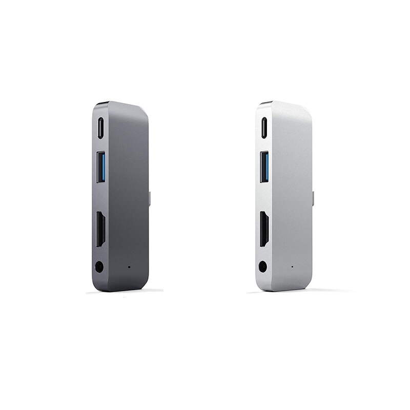 4 en 1 USB C tipo C a HDMI USB 3,0 PD para iPad Air, iPad Pro