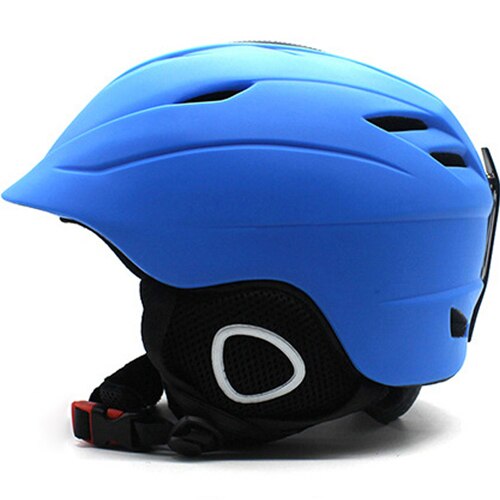 Man/Vrouw Ski Helm Snowboard Snelle Motor Helm Masker Winter Sneeuw Skateboard Sneeuwscooter Fiets Rijden Sport Veiligheid: Blauw / M