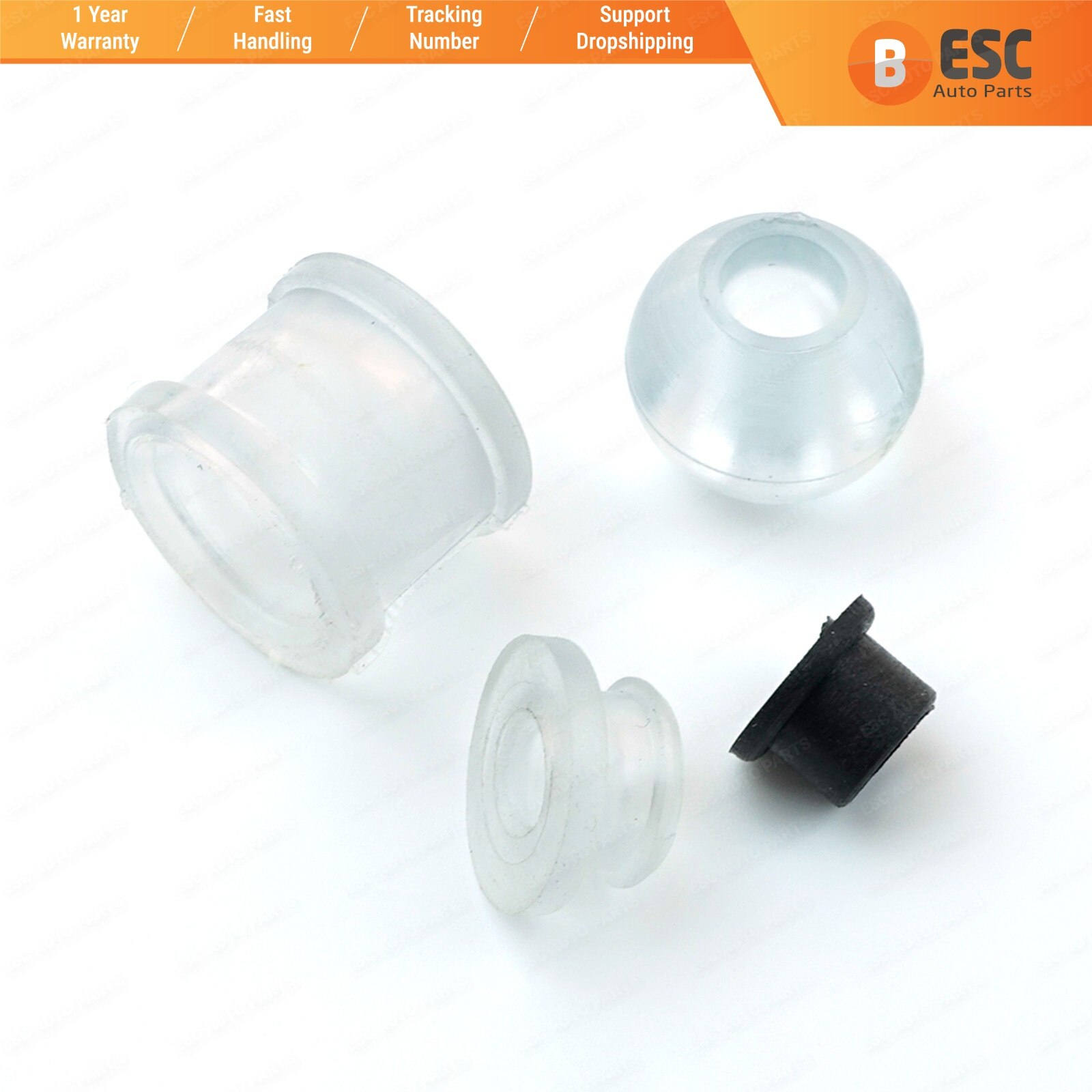 Kit de réparation de sélecteur de liaison de boîte de vitesses ESC ESP595 pour VW Transporter T4 Caravelle, douille de changement de vitesse, boule du circuit Set de 4