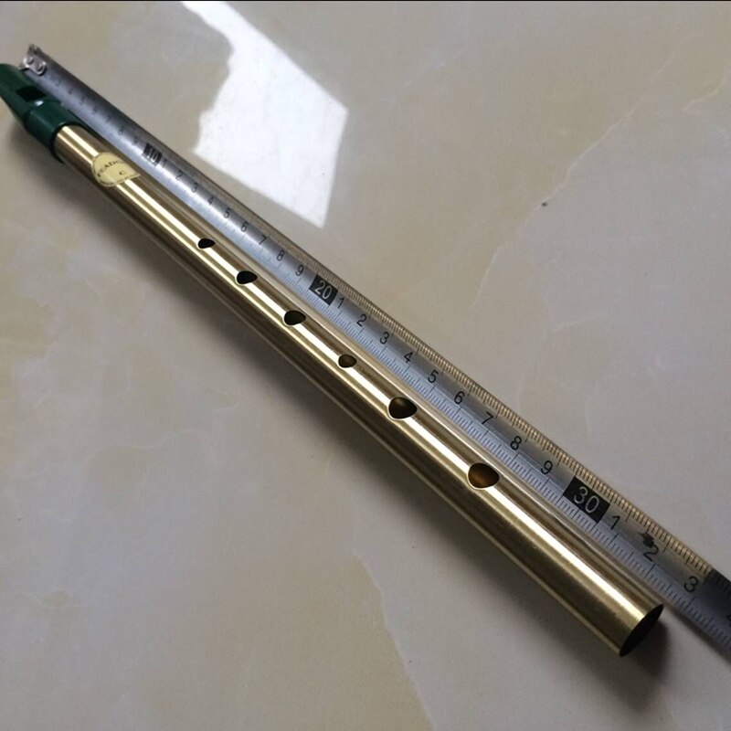 Irish Whistle Flute C key Ireland Flute Feadog Brass Tin Pennywhistle Metal Pocket Feadan 6Hole Musical Instrument