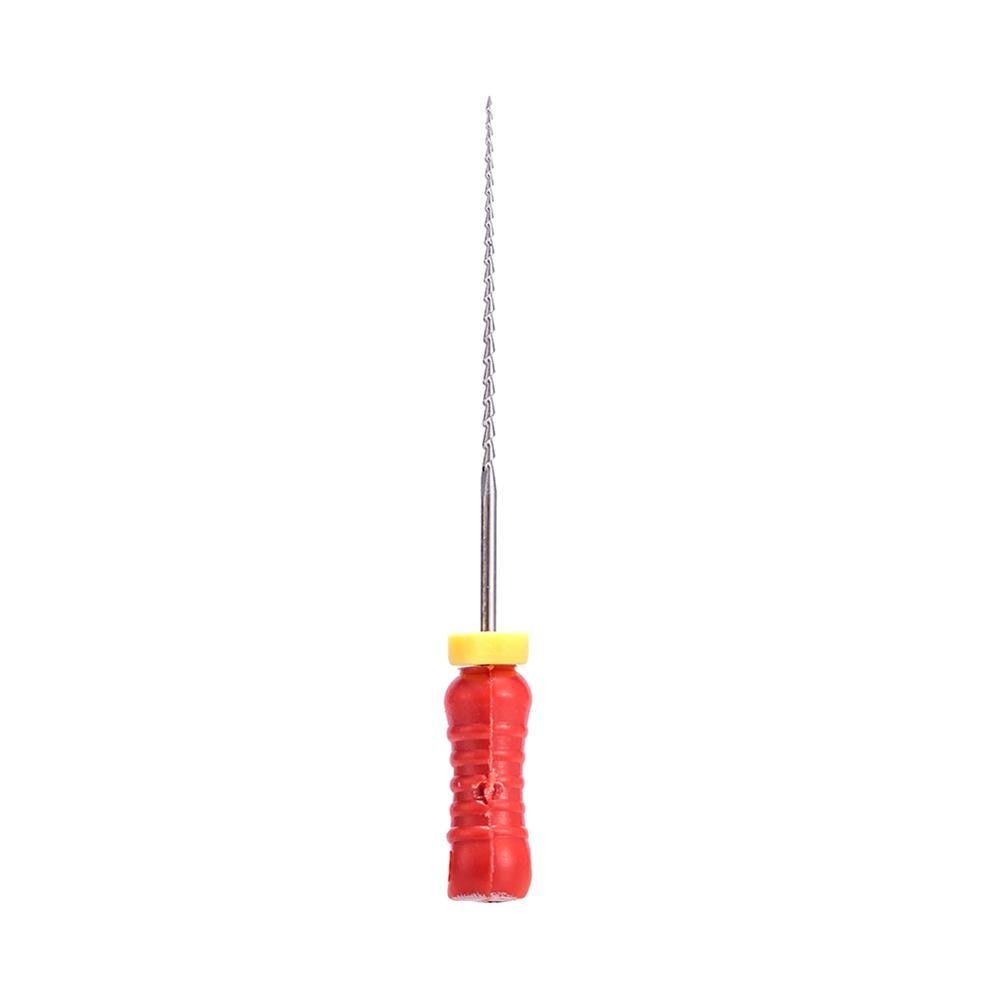 10Packs Dental Endo Stainless Steel Root Canal Endodontic H-Files Reamers Hand Use 25mm EASYINSMILE 6Files Per Pack
