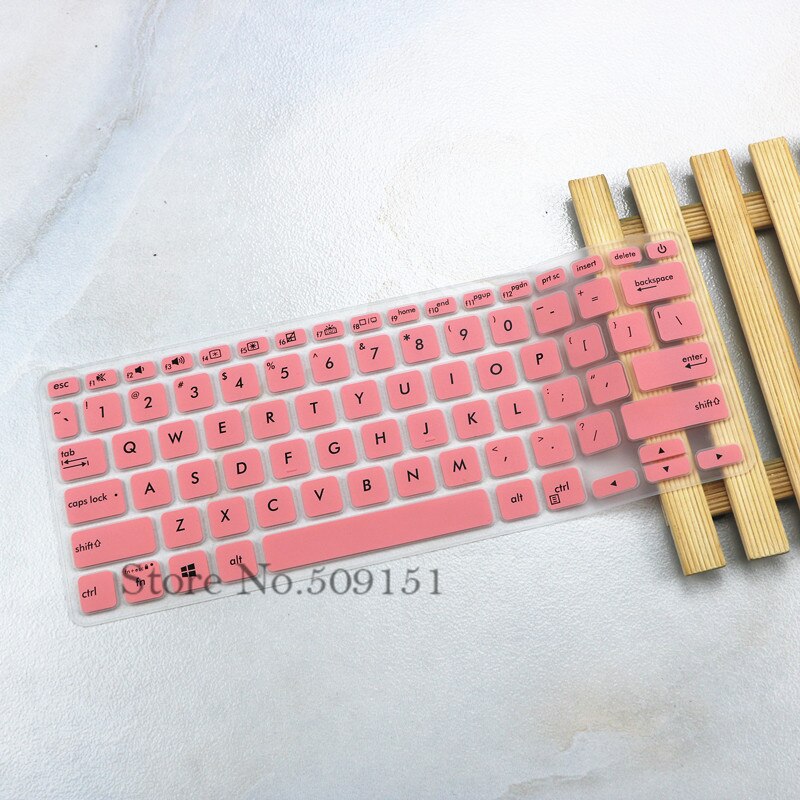 For ASUS Vivobook 14 X409MA X409JB X409JP X409UA X409U X409JA X409FJ X409FL x409 fb x409f x409fa Laptop Keyboard Cover Protector: Pink