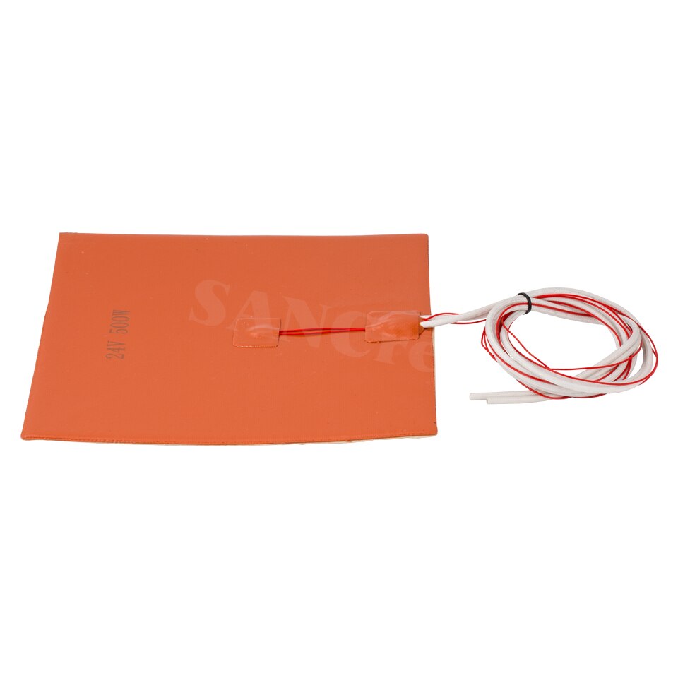 220/300x300/310/235/400mm Silicone Heated Pad Heater Mat For 3D Printer Heating Pads Waterproof Bed Heat Preservation Mat