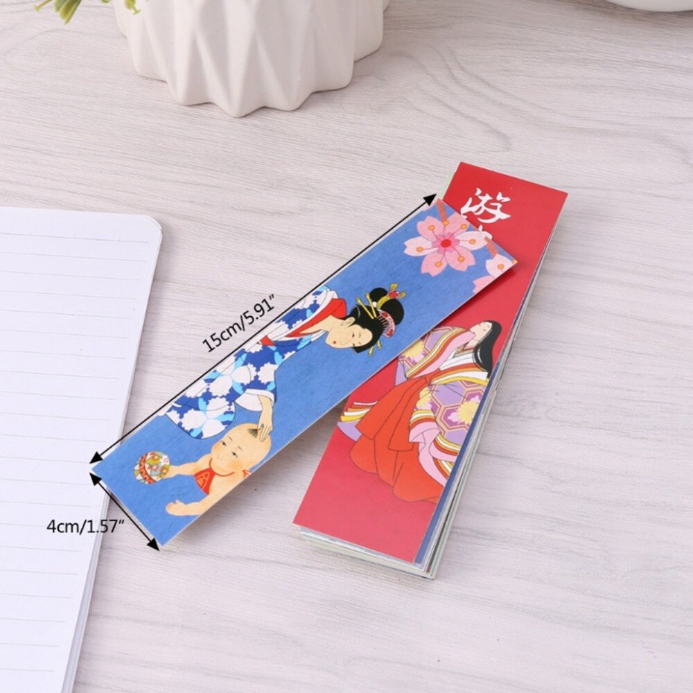 30 Pz/borsa Segnalibro di Carta di Stile Giapponese dell'annata Contrassegni Libro per La Scuola Studente