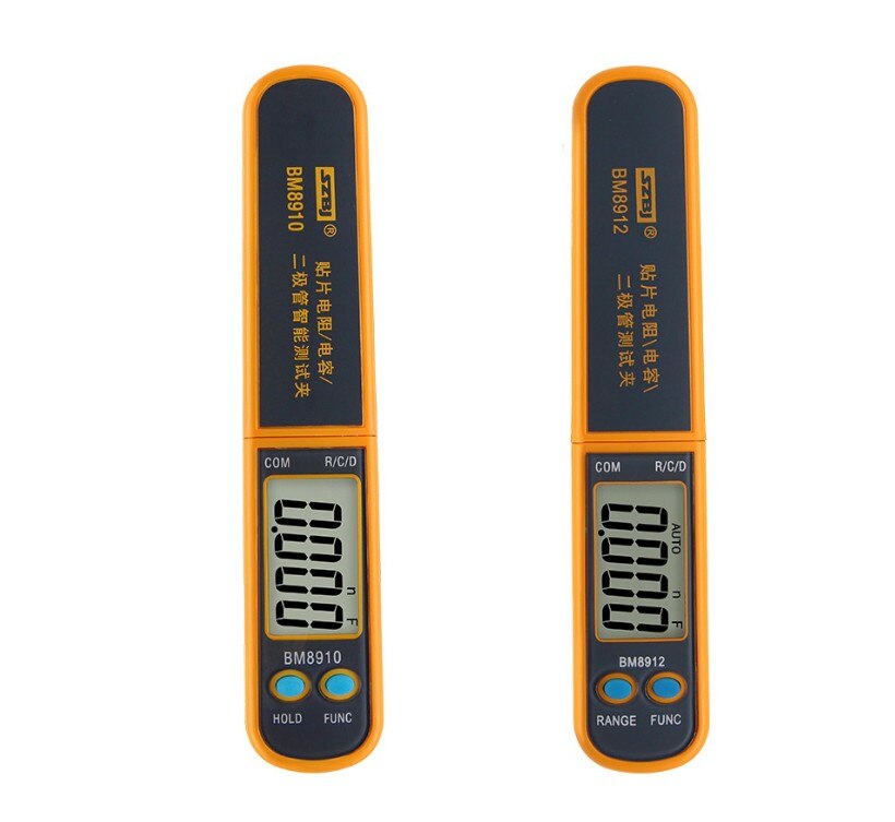 Appareil de contrôle capacitif d'élément de correction de mètre BM8912 diode multimètre intelligent de résistance de correction d'essai BM8910/BM8912