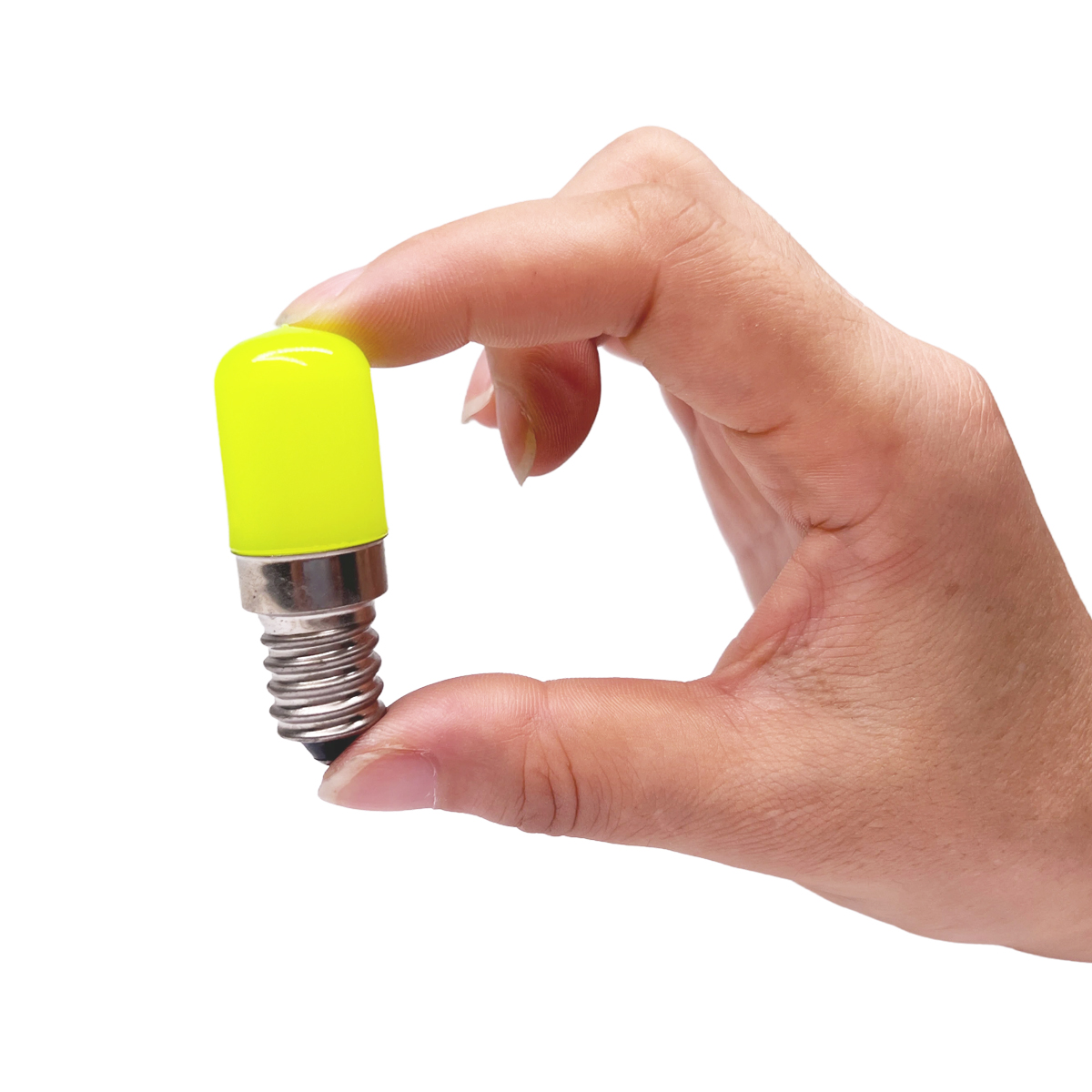 2w led-pærer til kjøleskap,  e14 e12 røde, gule, blågrønne indikatorlamper, 220v lys til kjøleskap/fryser erstatter 20w halogenpærer