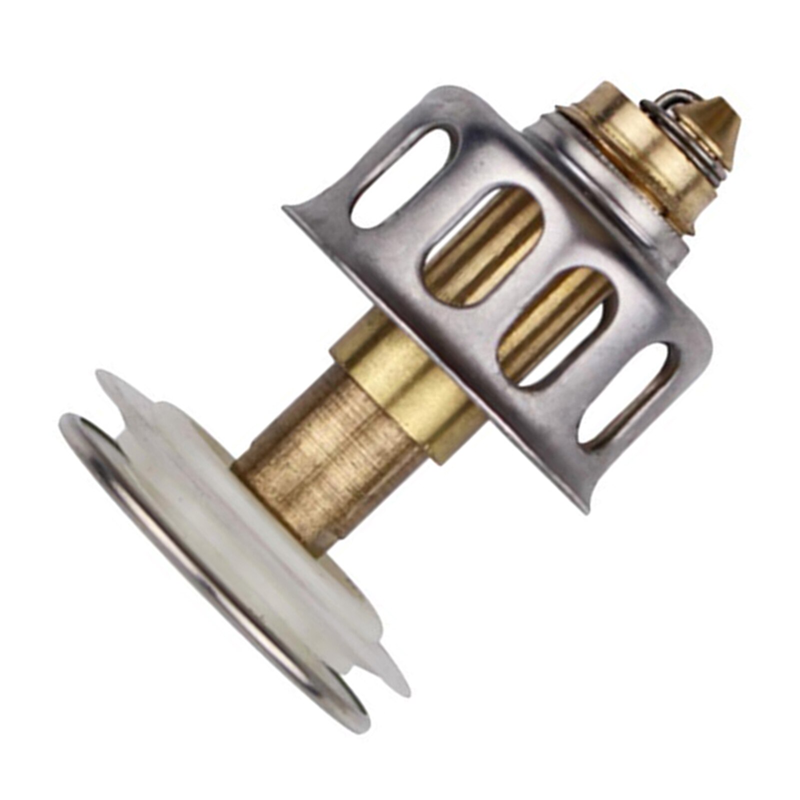 Universal Wash Basin Bounce Drain Filter Sink Kitchen Bathroom Drain Vanity Stopper Bathtub Plug Trap Hair Catcher Faucet: Default Title