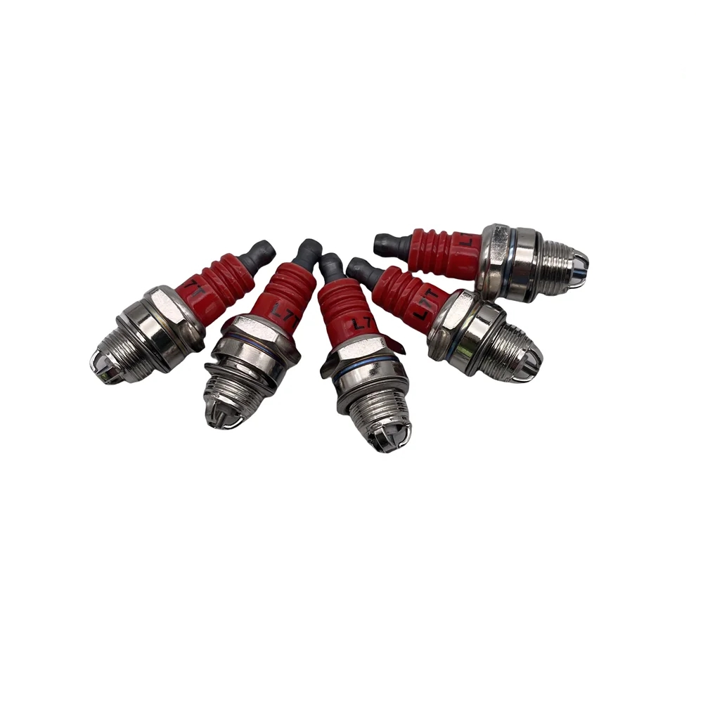 15 mm Vergaser-einstellen für Motorsense, 43 cc, 49 cc, 52 cc, Freischneider mit Dichtungsschlauch, Zündkerze, Benzinfilter für Motor- 40–5 44–5: Grün