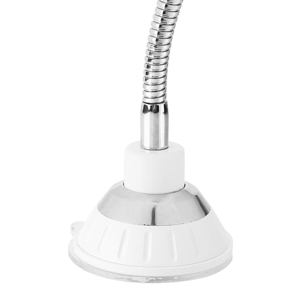 LED Round Rotate Folding Makeup Mirrors Adjustable Desktop Battery Mirror 10X Magnification Magnifying Glass with Natural Light