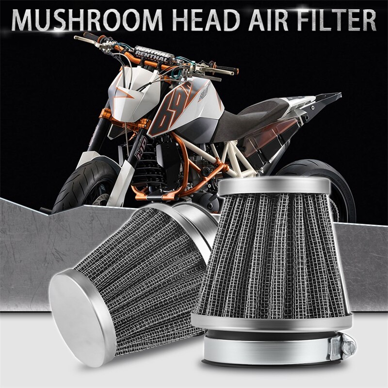Filtre à Air de moto de 49mm 50mm 51mm filtre à Air de Scooter de Motocross pour PWK 28mm 30mm pour Yamaha pour Kawasaki pour Suzuki