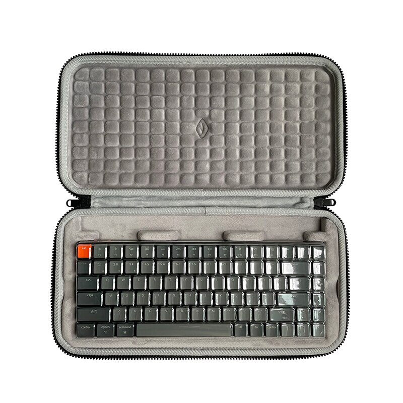 Nuova custodia rigida impermeabile EVA per Keychron K3 V2 tastiera meccanica K7 borsa da viaggio con custodia corta