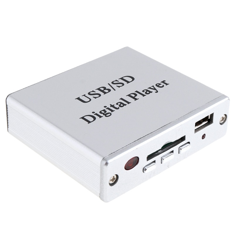 Dc 12V Digital Auto Car Power Amplifier Mp3 o Player Reader 3-Electronic Keypad Control Support Usb Sd Mmc Card With Remote: Default Title