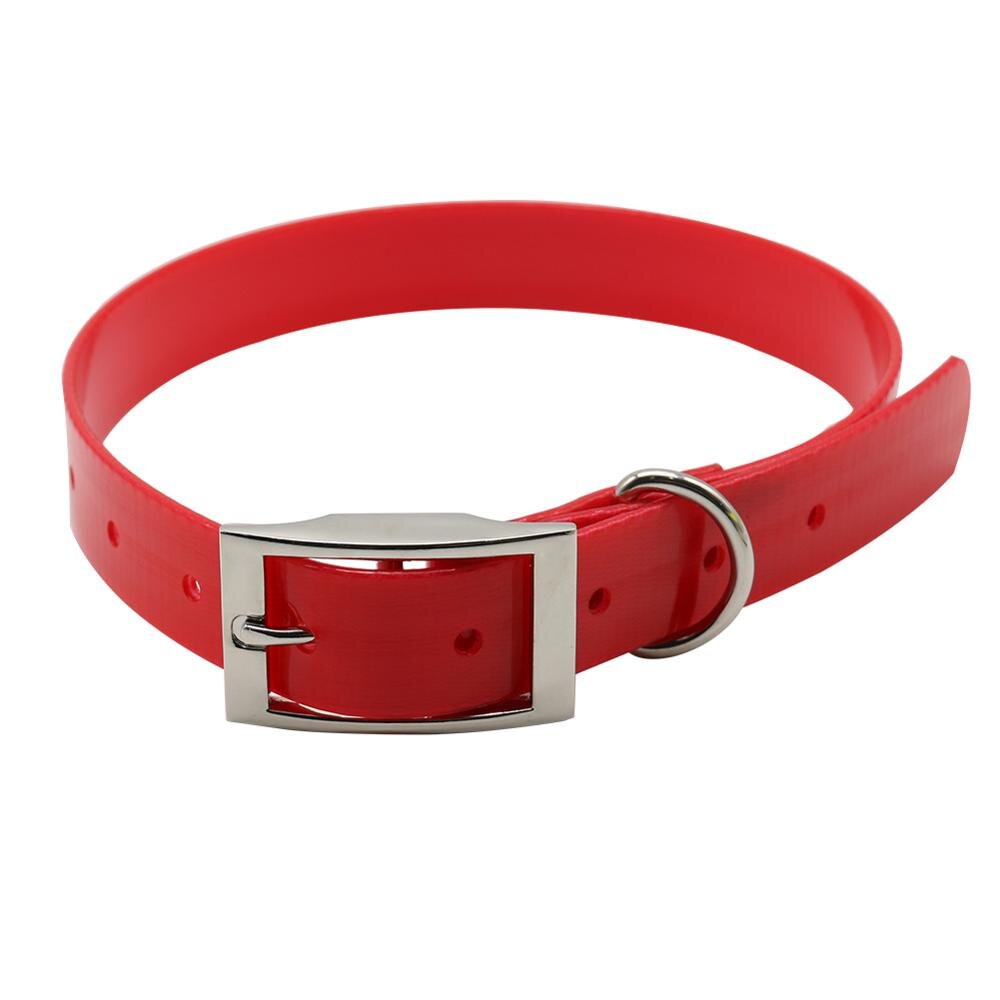 Huisdier Halsband TPU + Nylon Verstelbare Kraag Voor Kleine Grote Honden Kraag Training Outdoor Comfortabele Ketting Voor Huisdier Product: Red / S