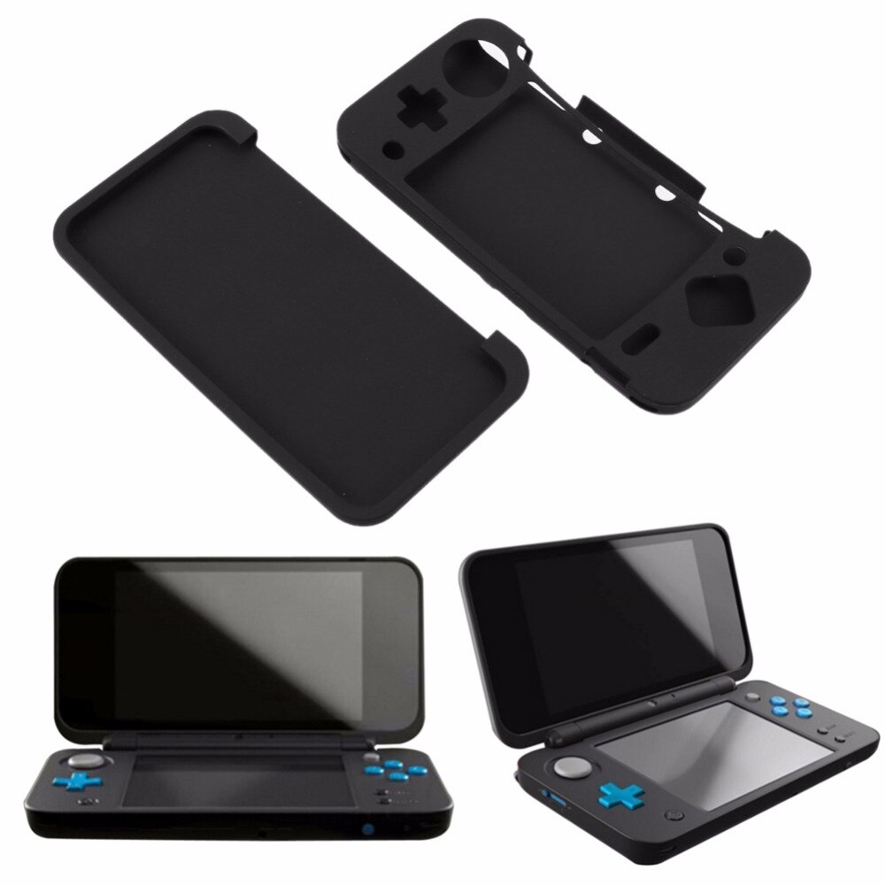 Silicone Cover Skin Case Voor Nintendo 2DS XL/2DS LL Game Console Soft Volledige Cover Bescherm Case Game accessoires