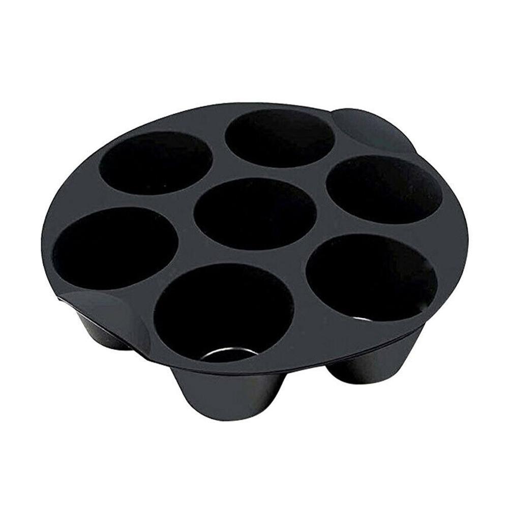 7 Holes Cake Cup Muffin Cup For 3.5-5.8L Various Models Of Air Fryer Molds Cupcake Cake Muffin Baking Cups Air Fryer Accessorie