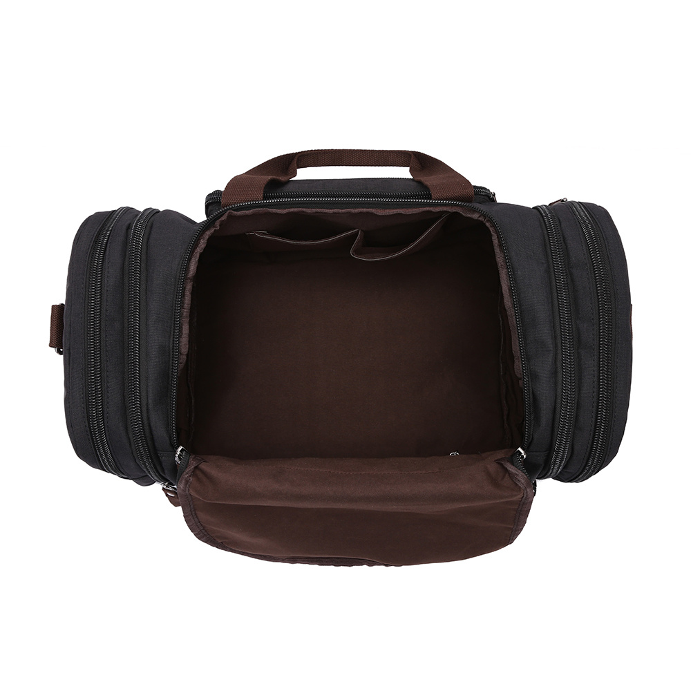 Unisex Effen Kleur Handtas Microfiber Waterdicht Leisure Retro Reizen Sport Plunjezak