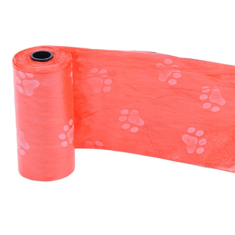 1 Roll Pet Supply Plastic Dog Waste Bags Poop Bags Outdoor Waste Pick Up Bag Pet Supply Plastic Dog Waste Bags