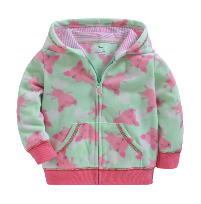 Schattige lente kinderjas gestreepte hoodies baby jongens bovenkleding cartoon beren jassen lange mouwen peuter jongens herfst tops jas jas: Legergroen / 18m