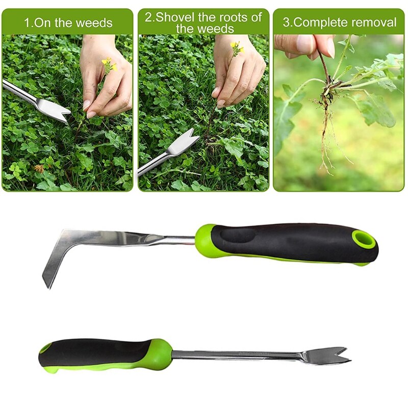 Manual Weeder Hand Weeding Tool Suitable for Garden Lawn Planting Weeding Excavator Gardening Lady Tools