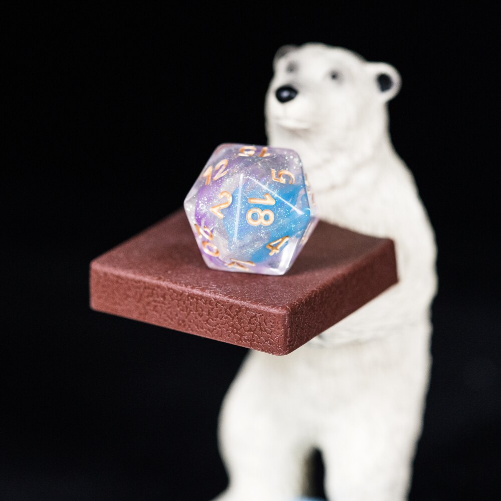 7 Teile/satz DND Würfel Rosa/cyan Lila/Blau Strudel D & D Würfel D4 D6 D8 D10 D % D12 D20 polyedrisch Spiele Würfel einstellen für Tisch Spiele MTG RPG