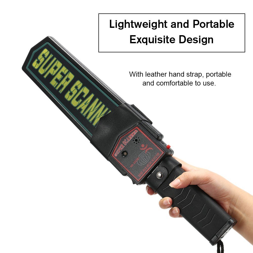 Portable Handheld Metal Detector Security Super Scanner