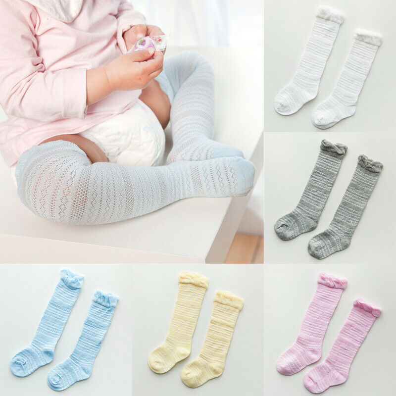 Baby Mädchen Socken Knie Hohe mit Bögen Nette Baby Socken Lange Rohr Kinder Bein Wärmer