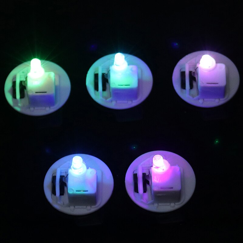 5 Pcs Kleurrijke Nachtlampje Kaars Lichten Lichtgevend Led Base Beweging Nachtverlichting Elektronische Lichtgevende Speelgoed Accessoires
