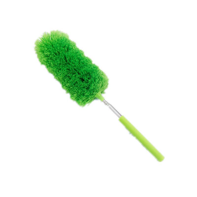 Extendable Duster Static Anti Dusting Brush Soft Microfiber Duster Brush Dust Cleaner Home Air-condition Car Furniture Cleaning: green