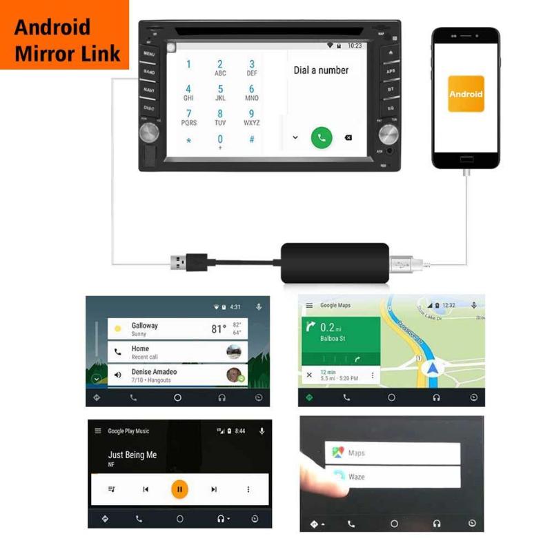 VODOOL 12 v Smart Link USB Dongle Voor Apple iOS CarPlay Android Auto Navigatie MP5 Speler Head Unit Voor iPhone android Smartphone